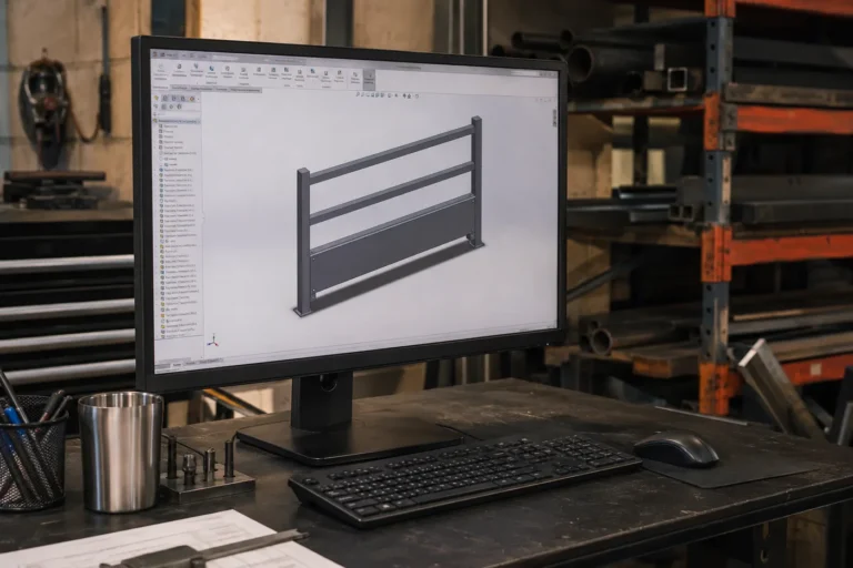 3D metal fabrication design and drafting at MundiMetal in Grantsville Utah