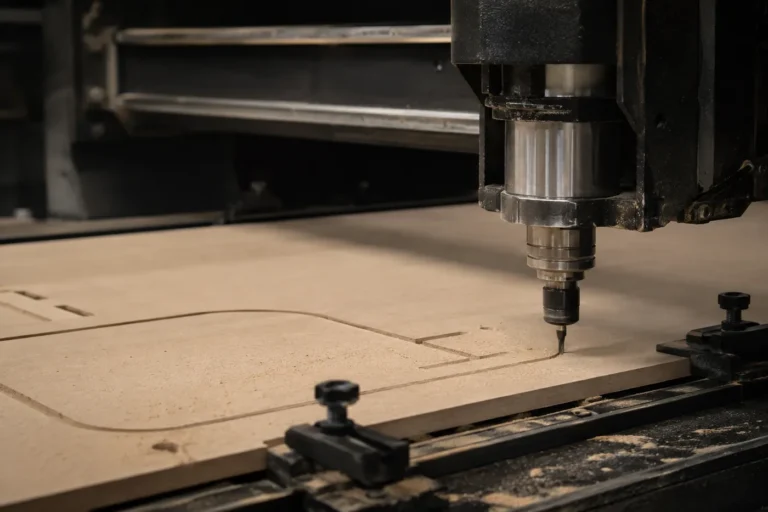 CNC routing for wood and composite parts at MundiMetal in Grantsville Utah