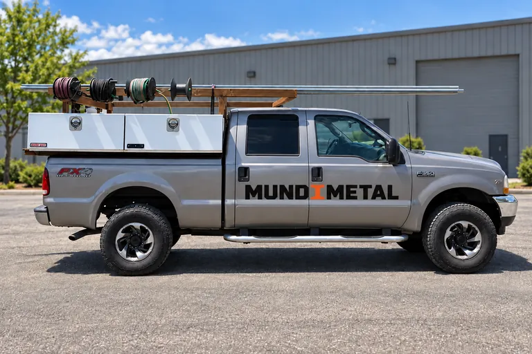 MundiMetal mobile welding service truck with the official wordmark